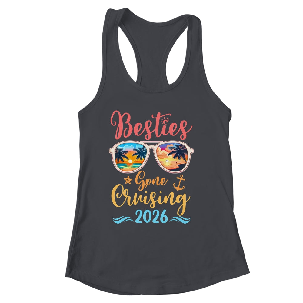 Funny Cruising Friends Squad 2026 Besties Gone Cruising Shirt & Tank Top | siriusteestore