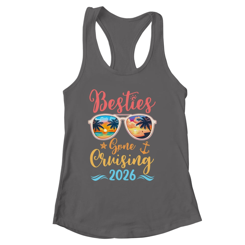 Funny Cruising Friends Squad 2026 Besties Gone Cruising Shirt & Tank Top | siriusteestore