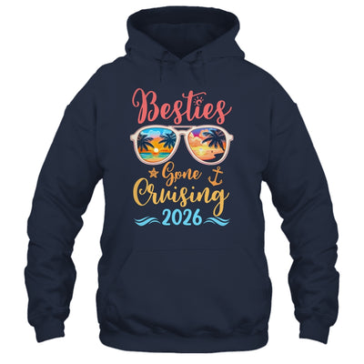 Funny Cruising Friends Squad 2026 Besties Gone Cruising Shirt & Tank Top | siriusteestore