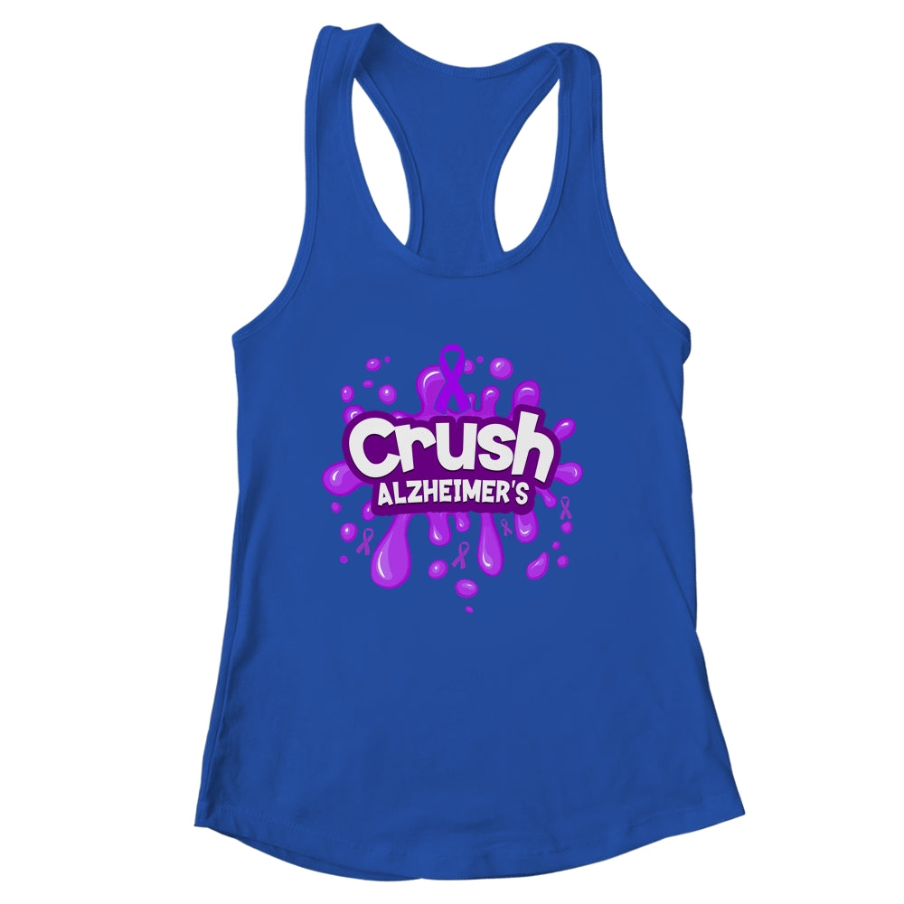 Funny Crush Alzheimer's Awareness Design Women Mom Grandma Shirt & Tank Top | siriusteestore