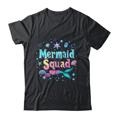 Funny Cute Mermaid Squad Birthday Party Daughter Girls Shirt & Tank Top | siriusteestore