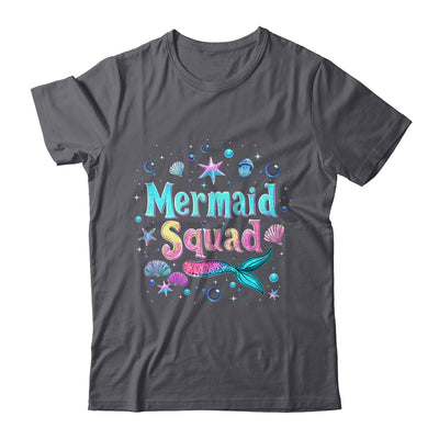 Funny Cute Mermaid Squad Birthday Party Daughter Girls Shirt & Tank Top | siriusteestore