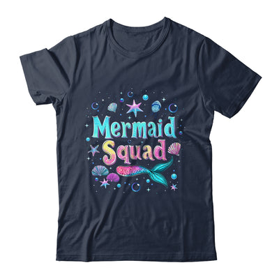 Funny Cute Mermaid Squad Birthday Party Daughter Girls Shirt & Tank Top | siriusteestore