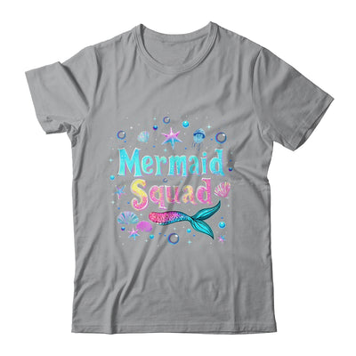 Funny Cute Mermaid Squad Birthday Party Daughter Girls Shirt & Tank Top | siriusteestore