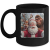 Funny Cute Reindeer Bigfoot Santa Selfie Christmas Xmas Mug | siriusteestore