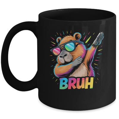 Funny Dabbing Capy Bruh Teens Youth Kids Meme Rodent Lovers Mug | siriusteestore