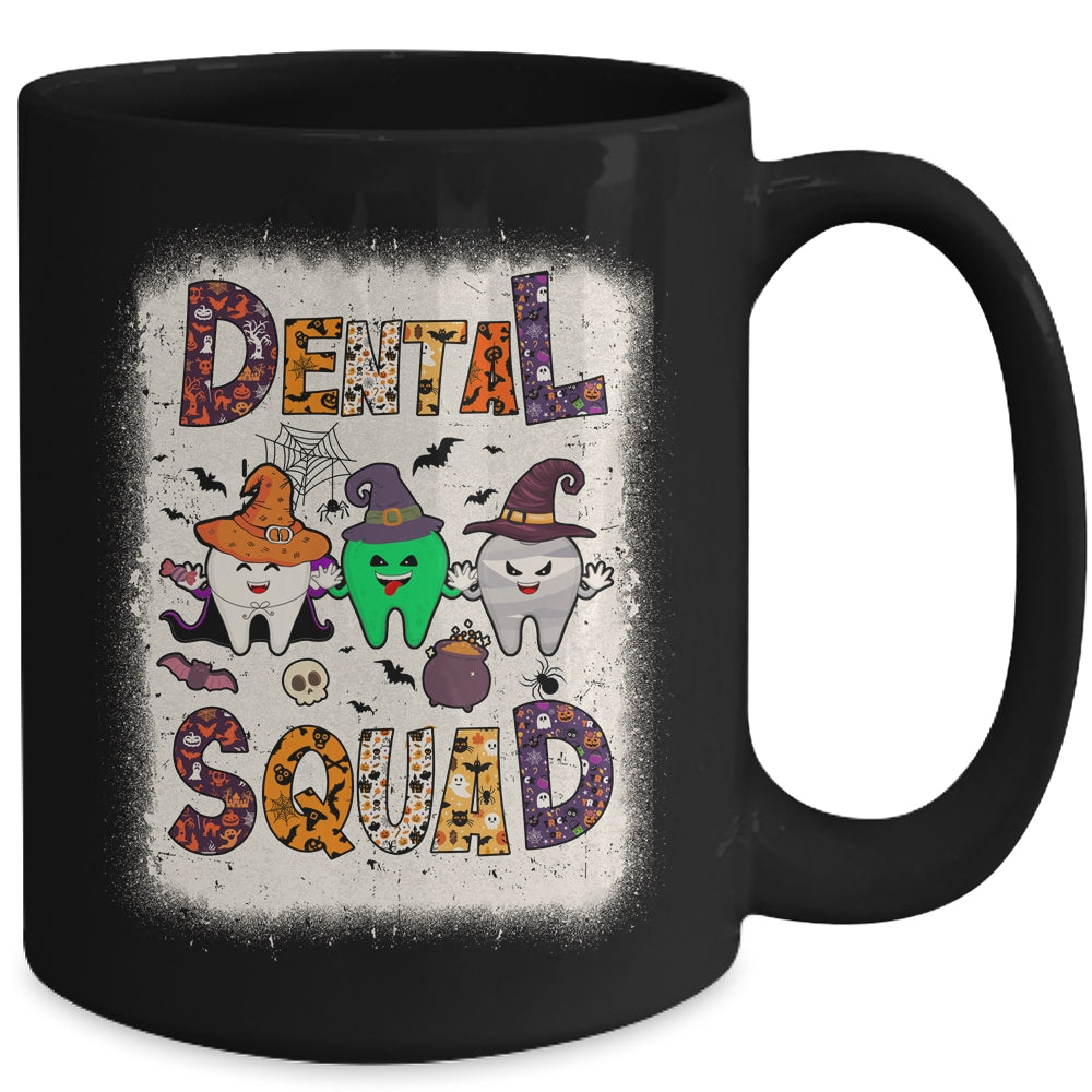Funny Dental Squad Spooky Dentist Tooth Halloween Costume Mug | siriusteestore