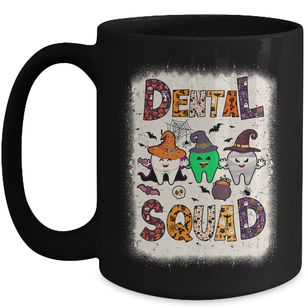 Funny Dental Squad Spooky Dentist Tooth Halloween Costume Mug | siriusteestore