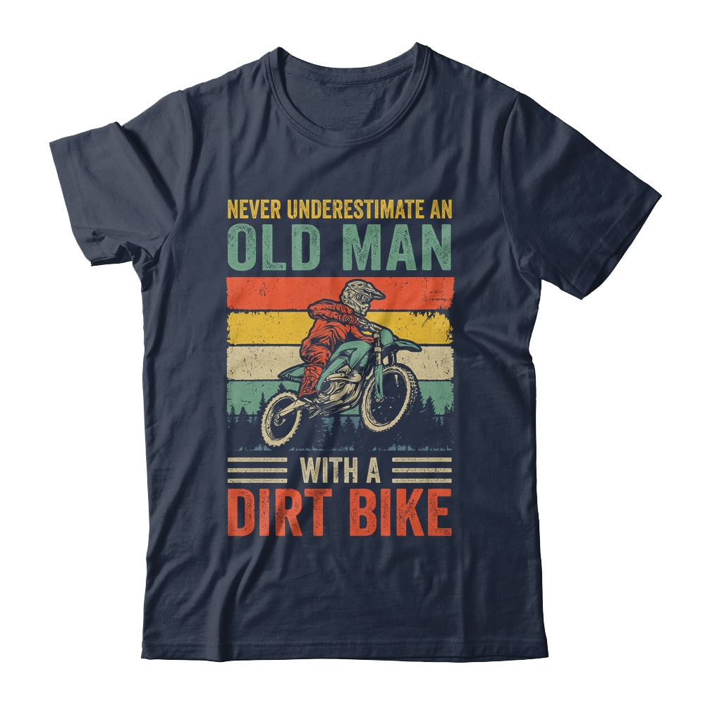 Funny Dirt Bike Art For Dirtbike Lover Men Grandpa Motorbike Shirt & Hoodie | siriusteestore