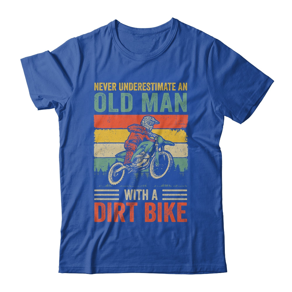 Funny Dirt Bike Art For Dirtbike Lover Men Grandpa Motorbike Shirt & Hoodie | siriusteestore