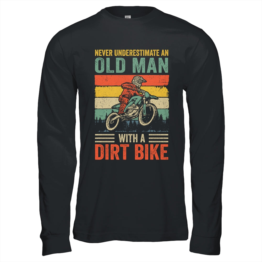 Funny Dirt Bike Art For Dirtbike Lover Men Grandpa Motorbike Shirt & Hoodie | siriusteestore