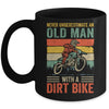 Funny Dirt Bike Art For Dirtbike Lover Men Grandpa Motorbike Mug | siriusteestore