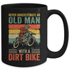 Funny Dirt Bike Art For Dirtbike Lover Men Grandpa Motorbike Mug | siriusteestore