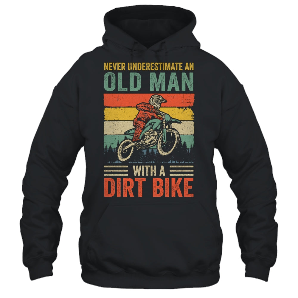 Funny Dirt Bike Art For Dirtbike Lover Men Grandpa Motorbike Shirt & Hoodie | siriusteestore