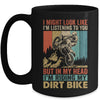 Funny Dirt Bike Art For Men Motocross Dirt Dirt Rider Retro Mug | siriusteestore