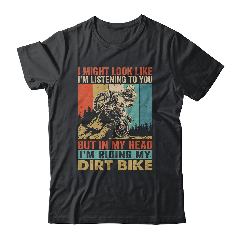 Funny Dirt Bike Art For Men Motocross Dirt Dirt Rider Retro Shirt & Hoodie | siriusteestore