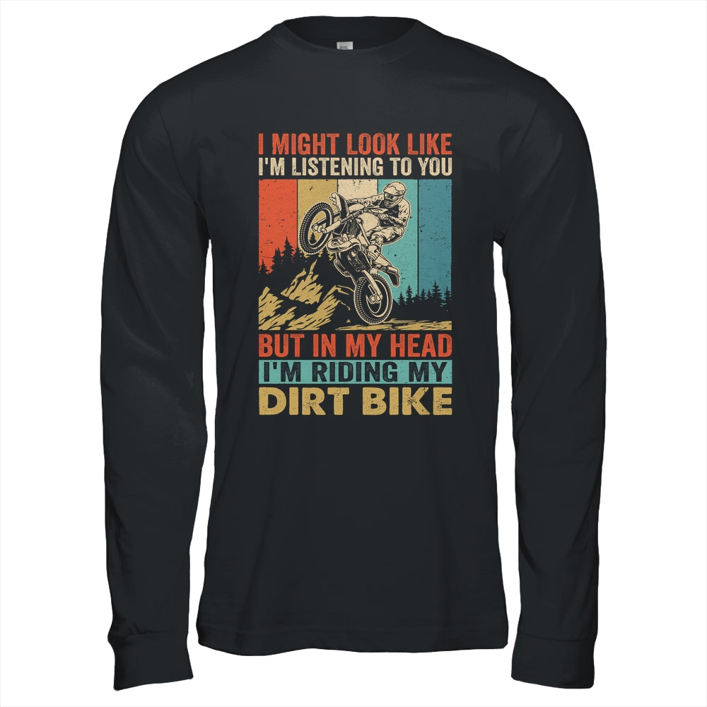 Funny Dirt Bike Art For Men Motocross Dirt Dirt Rider Retro Shirt & Hoodie | siriusteestore