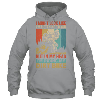 Funny Dirt Bike Art For Men Motocross Dirt Dirt Rider Retro Shirt & Hoodie | siriusteestore