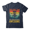 Funny Disc Golf Dad Like A Regular Dad But Awesome Retro Shirt & Hoodie | siriusteestore