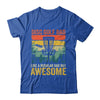 Funny Disc Golf Dad Like A Regular Dad But Awesome Retro Shirt & Hoodie | siriusteestore