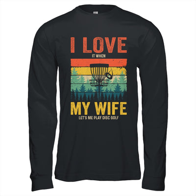 Funny Disc Golf For Husband I Love My Wife Vintage Shirt & Hoodie | siriusteestore