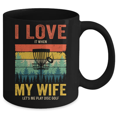 Funny Disc Golf For Husband I Love My Wife Vintage Mug | siriusteestore