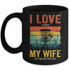 Funny Disc Golf For Husband I Love My Wife Vintage Mug | siriusteestore