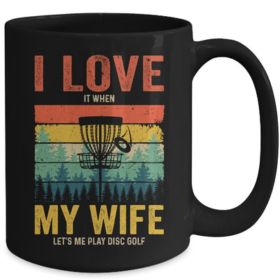 Funny Disc Golf For Husband I Love My Wife Vintage Mug | siriusteestore
