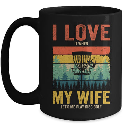 Funny Disc Golf For Husband I Love My Wife Vintage Mug | siriusteestore