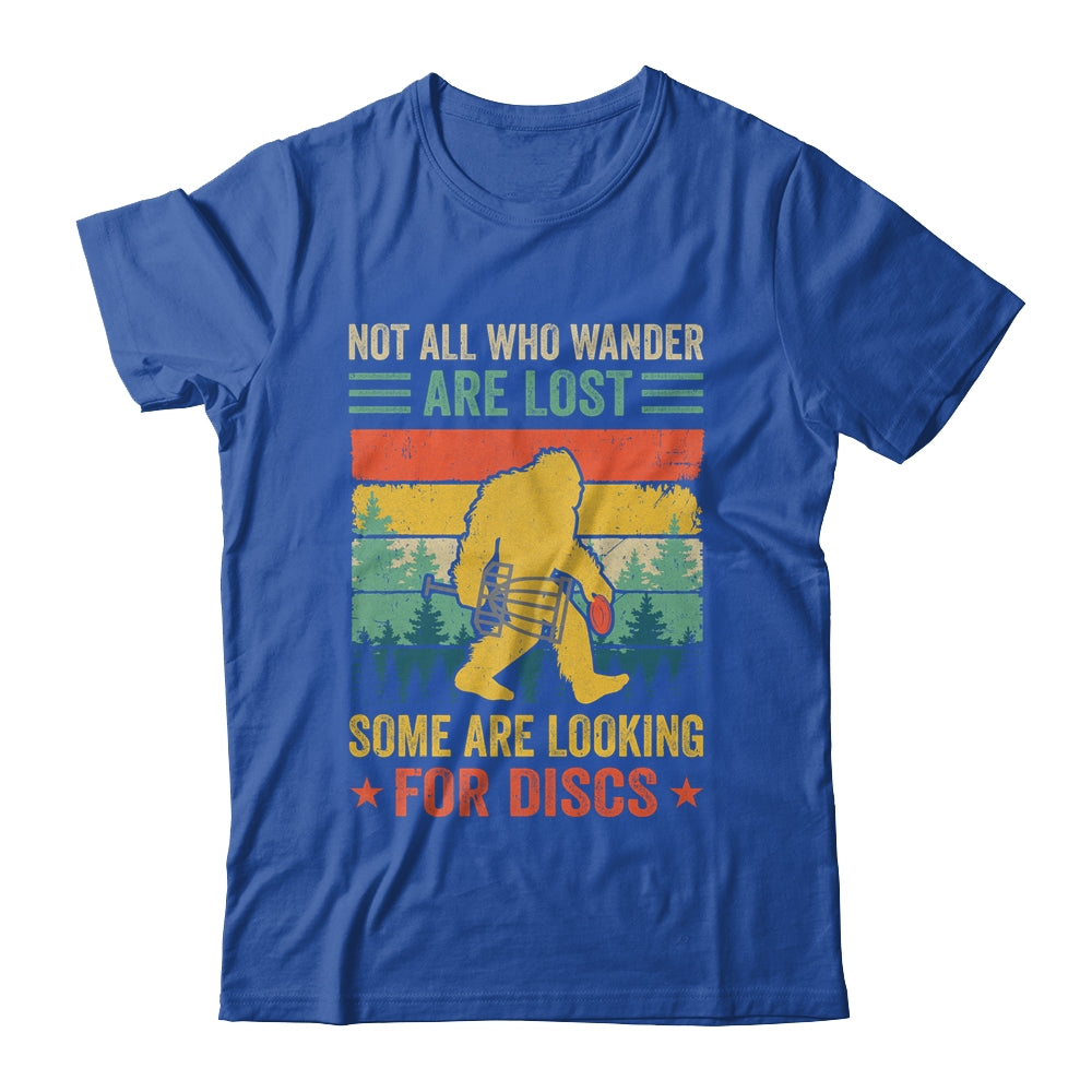 Funny Disc Golf For Men Women Bigfoot Disc Golf Player Retro Shirt & Tank Top | siriusteestore
