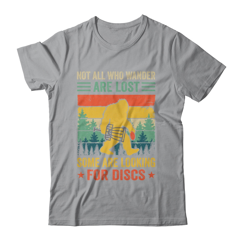 Funny Disc Golf For Men Women Bigfoot Disc Golf Player Retro Shirt & Tank Top | siriusteestore