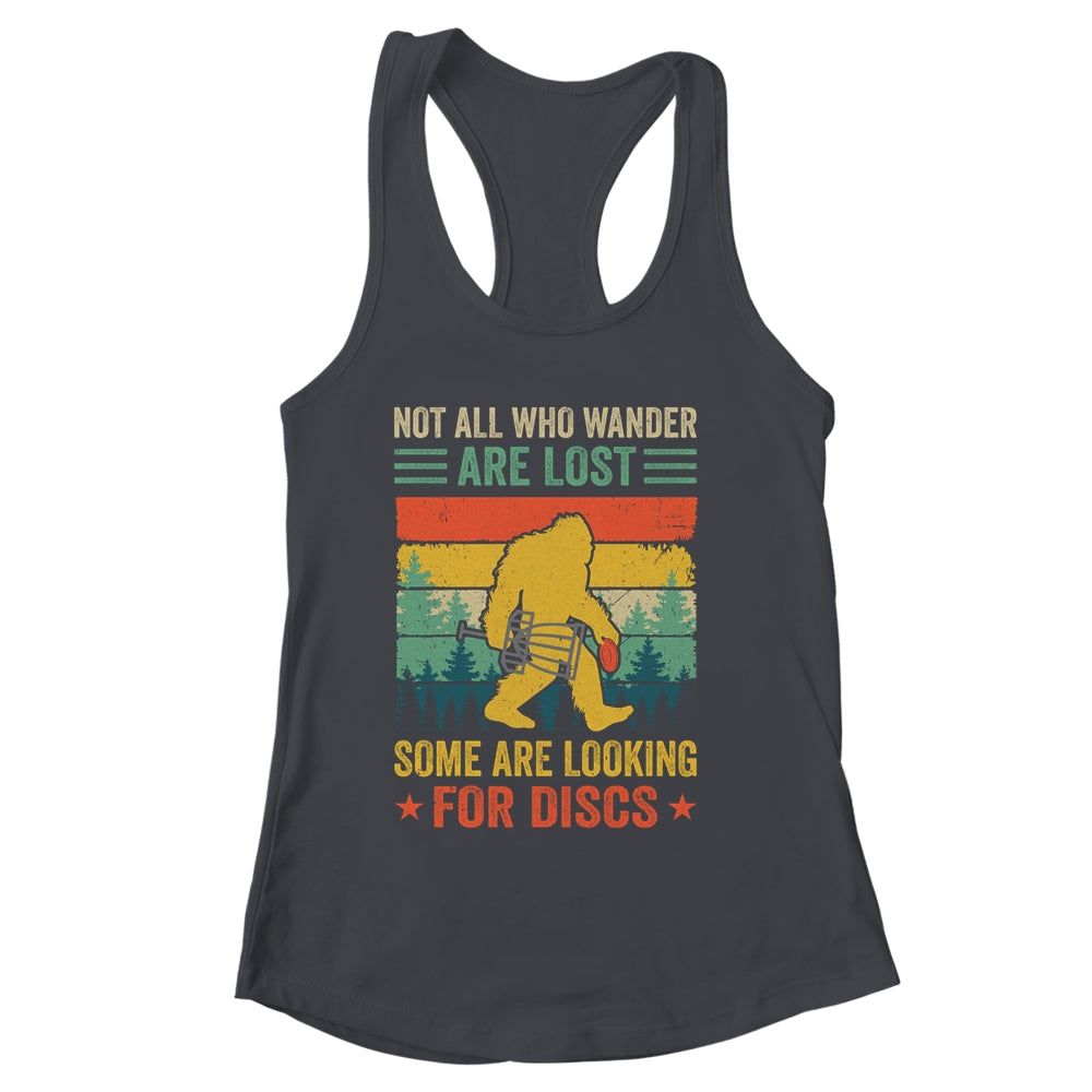 Funny Disc Golf For Men Women Bigfoot Disc Golf Player Retro Shirt & Tank Top | siriusteestore