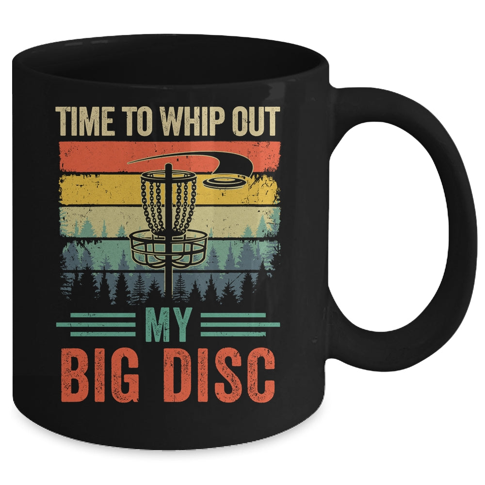 Funny Disc Golf For Men Women Hit Trees And Curse Retro Mug | siriusteestore