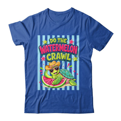 Funny Do The Watermelon Crawl Striped Turtle Summer Beach Shirt & Tank Top | siriusteestore