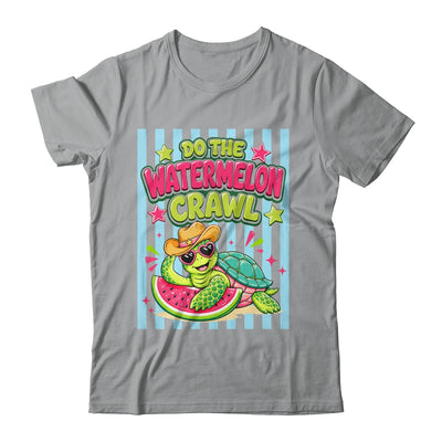Funny Do The Watermelon Crawl Striped Turtle Summer Beach Shirt & Tank Top | siriusteestore