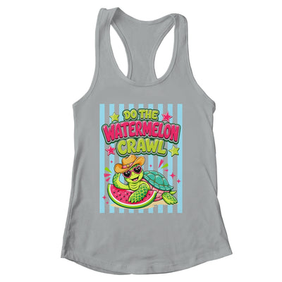 Funny Do The Watermelon Crawl Striped Turtle Summer Beach Shirt & Tank Top | siriusteestore