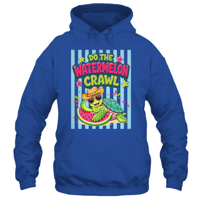 Funny Do The Watermelon Crawl Striped Turtle Summer Beach Shirt & Tank Top | siriusteestore