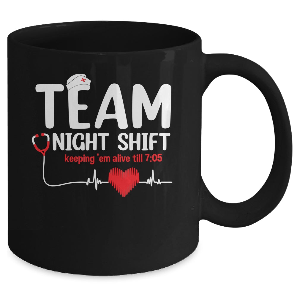 Funny Docter Nurse Life RN LPN CNA Healthcare Heartbeat Love Mug | siriusteestore