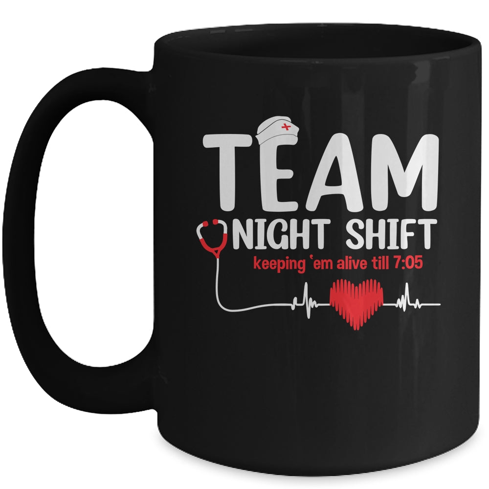 Funny Docter Nurse Life RN LPN CNA Healthcare Heartbeat Love Mug | siriusteestore