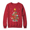 Funny Donuts Christmas Tree Lights Xmas Women Boys Girls Shirt & Sweatshirt | siriusteestore