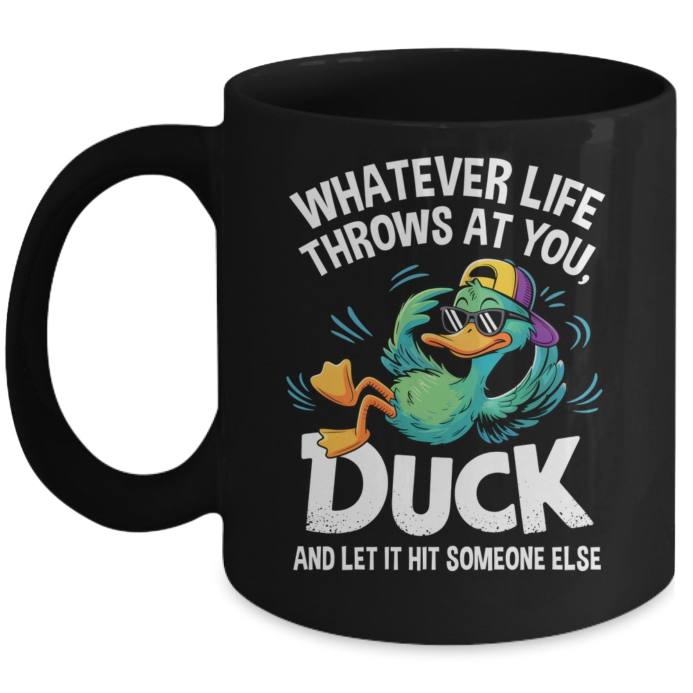 Funny Duck Graphic Men Women Teens Funny Quote Mug | siriusteestore