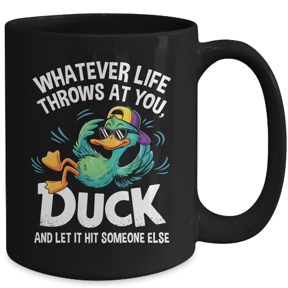 Funny Duck Graphic Men Women Teens Funny Quote Mug | siriusteestore