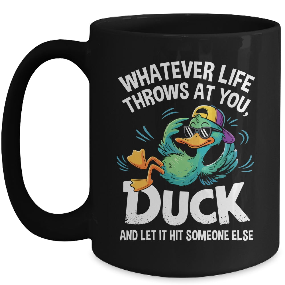 Funny Duck Graphic Men Women Teens Funny Quote Mug | siriusteestore