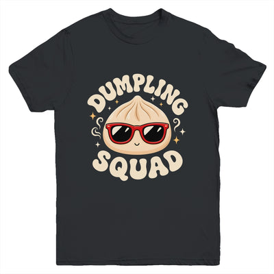 Funny Dumpling Squad Cool Sunglasses Food Lover Boy Kids Youth Shirt | siriusteestore