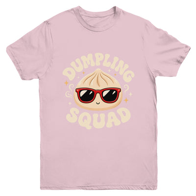 Funny Dumpling Squad Cool Sunglasses Food Lover Boy Kids Youth Shirt | siriusteestore