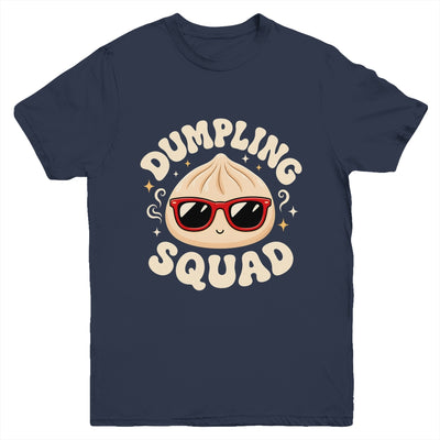 Funny Dumpling Squad Cool Sunglasses Food Lover Boy Kids Youth Shirt | siriusteestore