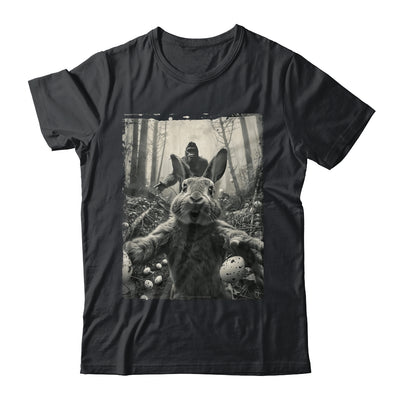 Funny Easter Bunny Selfie Bigfoot And UFO Funny Men Women Shirt & Hoodie | siriusteestore