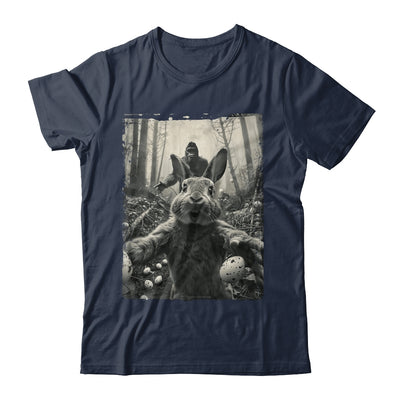 Funny Easter Bunny Selfie Bigfoot And UFO Funny Men Women Shirt & Hoodie | siriusteestore