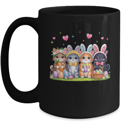 Funny Easter Cats Ears Bunny Eggs Spring For Women Men Kids Mug | siriusteestore