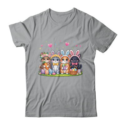 Funny Easter Cats Ears Bunny Eggs Spring For Women Men Kids Shirt & Hoodie | siriusteestore